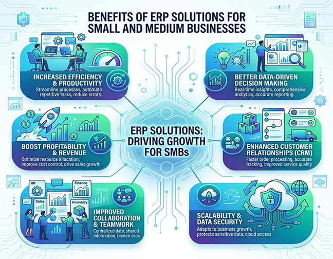 Benefits of ERP Solutions for Small and Medium Businesses